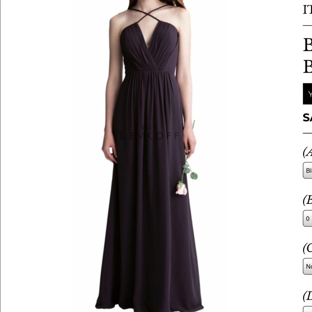 BLACK Bill Levkoff Gown